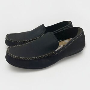 FRYE & CO. MENS LEWIS‎ VENETIAN LOAFER DRIVING MOC  BLACK LEATHER 13 M
